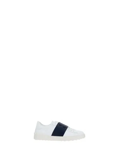 Valentino Garavani Open Sneakers In Bianco/marine/bianco