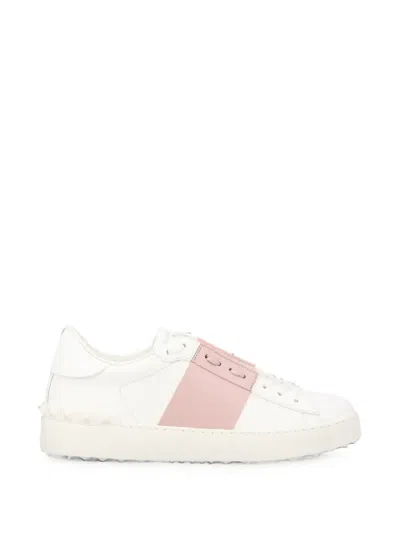 Valentino Garavani Open Sneakers In Calfskin Leather In Multi