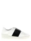 Valentino Open Sneakers With Contrasting Panel And Studded Heel