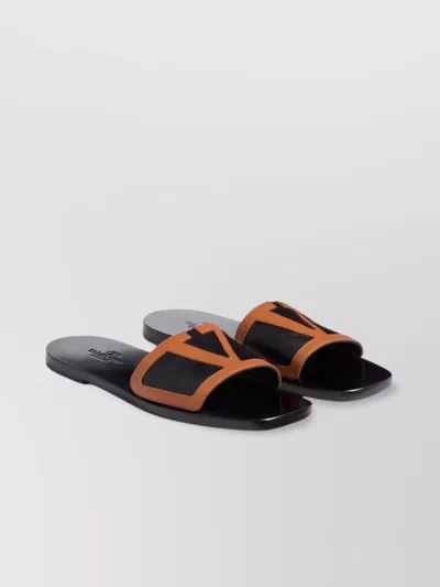 Valentino Garavani Open Toe Flat Sole Sandals