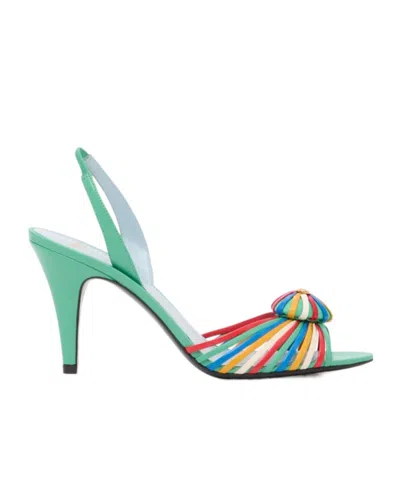 Valentino Garavani Open Toe High Heel Sandals In Multi-color
