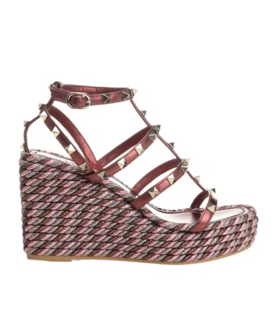 Valentino Garavani Open-toe High-heeled Sandals In Red