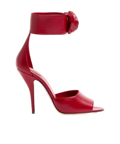 Valentino Garavani Open-toe High-heeled Sandals In Red