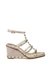 Valentino Open Toe Wedge Sandals
