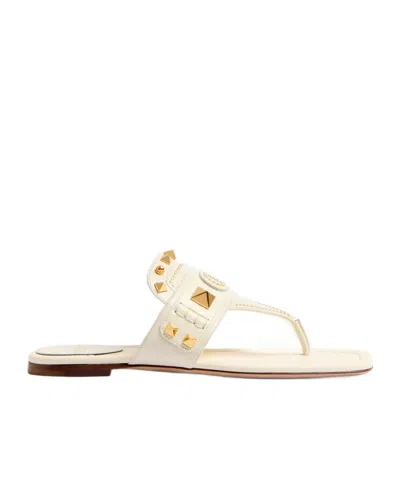 VALENTINO GARAVANI VALENTINO GARAVANI ROCKSTUD SLIP-ON SANDALS
