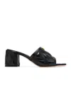 Valentino Open-toed High-heeled Sandals In Black