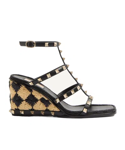 Valentino Garavani Open-toed High-heeled Sandals In Black