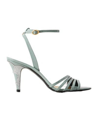 Valentino Garavani Open-toed High-heeled Sandals In Gray