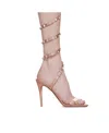 Valentino Open-toed High-heeled Sandals In Nude