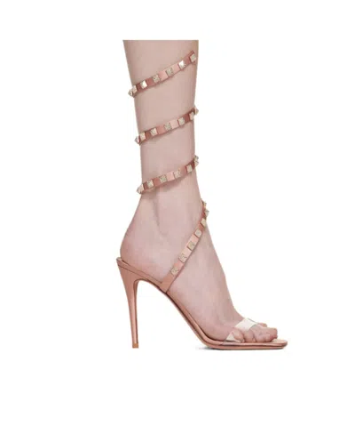 Valentino Garavani Open-toed High-heeled Sandals In Nude