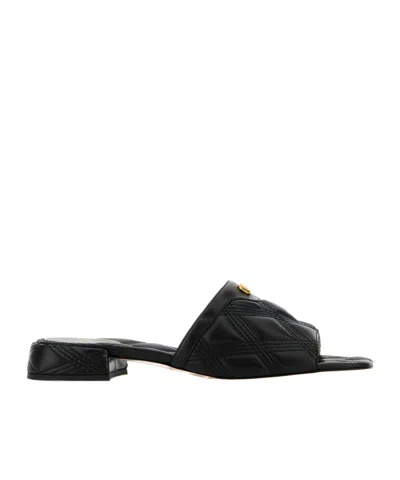 VALENTINO GARAVANI VALENTINO VLOGO PLAQUE SLIP-ON SANDALS