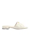 Valentino Open-toed Slippers In White