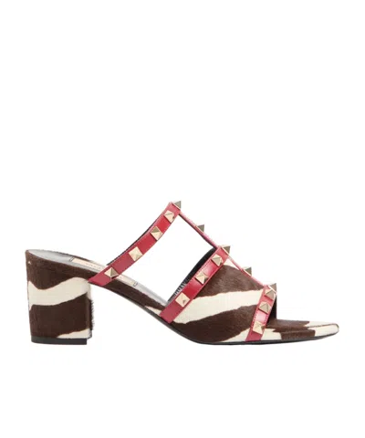 Valentino Garavani Open-toe High-heeled Sandals In Multi