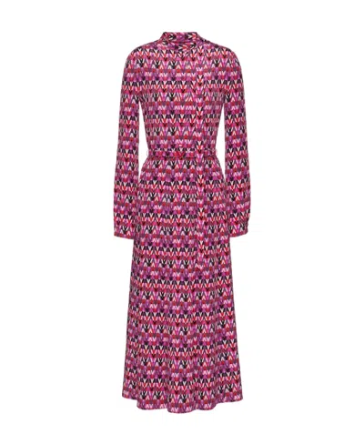 VALENTINO OPTICAL PRINT SHIRTDRESS
