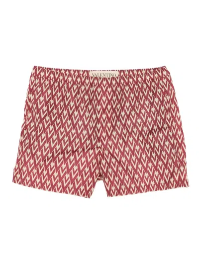 VALENTINO OPTICAL-PRINT SWIM SHORTS
