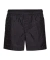 Valentino Nylon Swimsuit With Toile Iconographe Print In Black
