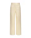 Valentino Optical  Bouclé Trousers In Multi