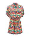 Valentino Optical Print Playsuit