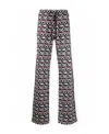 Valentino Optical -print Track Pants In Black