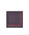 Valentino Opticool Silk Scarf In Blue