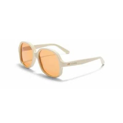 VALENTINO VALENTINO ORANGE IRREGULAR UNISEX SUNGLASSES VLS-177 C 59