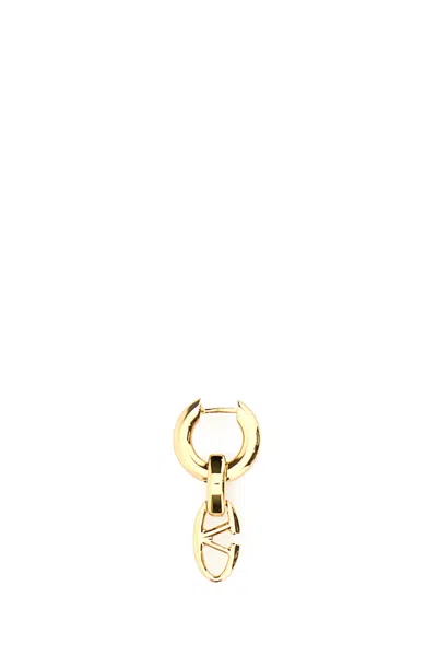 Valentino Garavani Men Gold Metal Earring