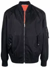 Valentino Iconographe Motif Bomber Jacket In Black