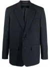 Valentino Men's Vlogo Buttons Blazer In Blue