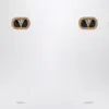Valentino Garavani Oval Earrings With Crystals Women