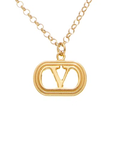Valentino Garavani Valentino Oval Necklace In Gold