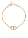 Valentino Garavani Men Ovalette Bracelet In Gold