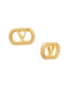 Valentino Ovalette Stud Earrings Featuring Oval Shape In Gold