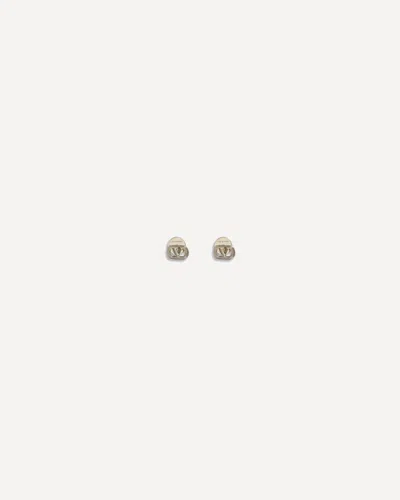 Valentino Garavani Ovalette Earrings In Metal In Gold