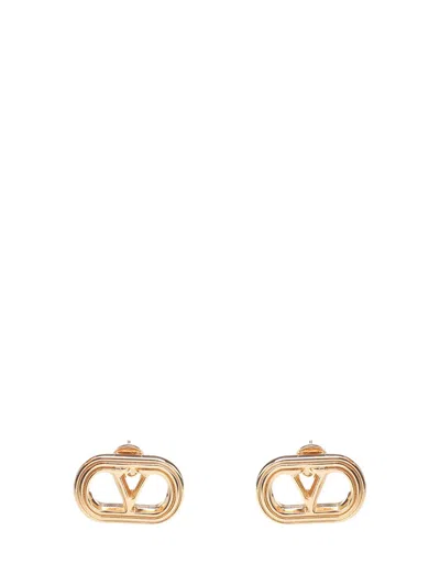 Valentino Garavani Ovalette Earrings Jewelry Gold
