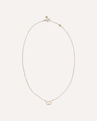 Valentino Garavani Ovalette Necklace With Swarovski Crystals In Orange