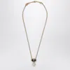 Valentino Garavani Ovalette Necklace With Swarovski Pearl Women In Metal