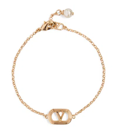 VALENTINO GARAVANI OVALETTE VLOGO BRACELET