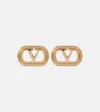 Valentino Ovalette Stud Earrings Featuring Oval Shape In Gold