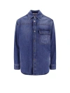 Valentino Rockstud Spike Denim Shirt