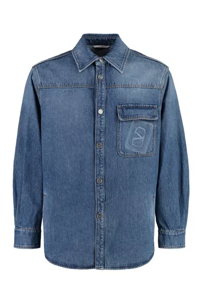 VALENTINO OVERSHIRT IN DENIM