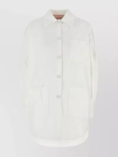 VALENTINO OVERSIZE COTTON BLEND JACKET