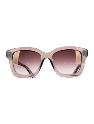 Pre-owned Valentino Oversize Gradient Sunglasses