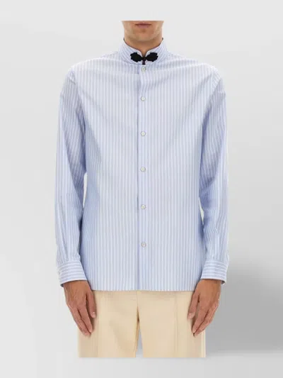 VALENTINO OXFORD COTTON SHIRT TOGGLE