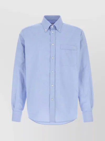 VALENTINO OXFORD SHIRT WITH BUTTON-DOWN COLLAR AND CUFFS