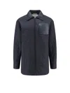 Valentino Men Padded And Quilted Nylon Jacket With Iconic Studs