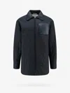 Valentino Men Padded And Quilted Nylon Jacket With Iconic Studs