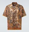 Valentino Patterned Shirt In Beige