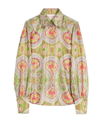 Valentino Paisley-print Button-up Shirt