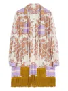 Valentino Minikleid Mit Paisley-print In Multi
