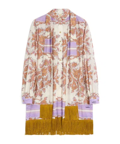 VALENTINO PAISLEY-PRINT MINI DRESS